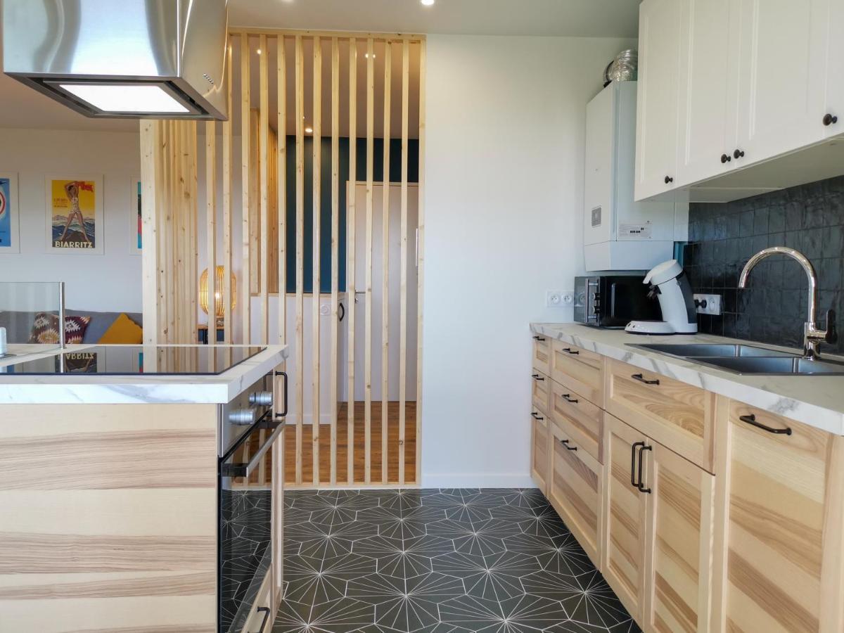 Ilunabarra - Appartement Calme, Vue Mer, Parking - Wifi Сибур Экстерьер фото