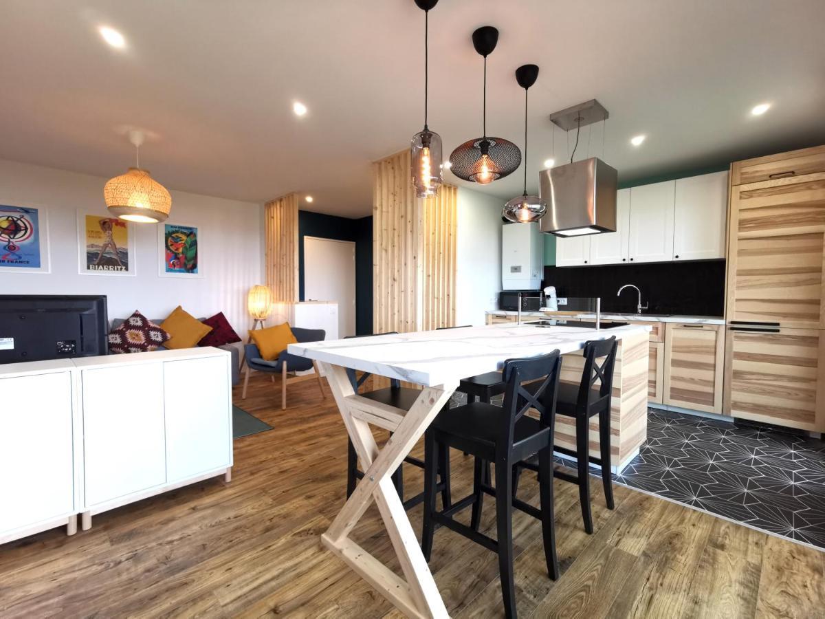 Ilunabarra - Appartement Calme, Vue Mer, Parking - Wifi Сибур Экстерьер фото