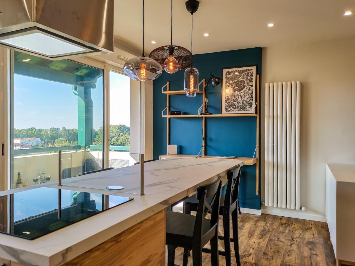 Ilunabarra - Appartement Calme, Vue Mer, Parking - Wifi Сибур Экстерьер фото